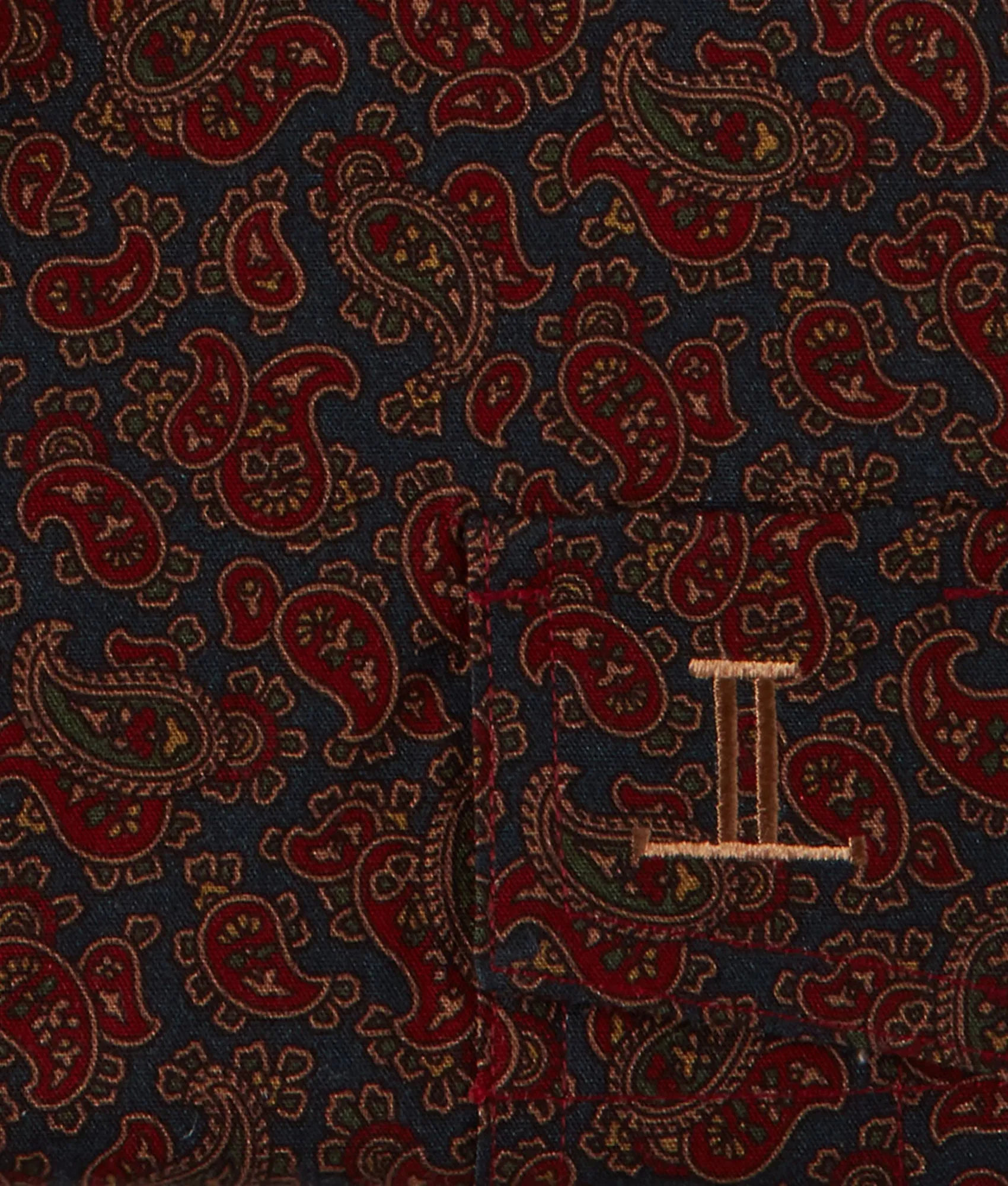 El Paso Prints :: Navy Paisley