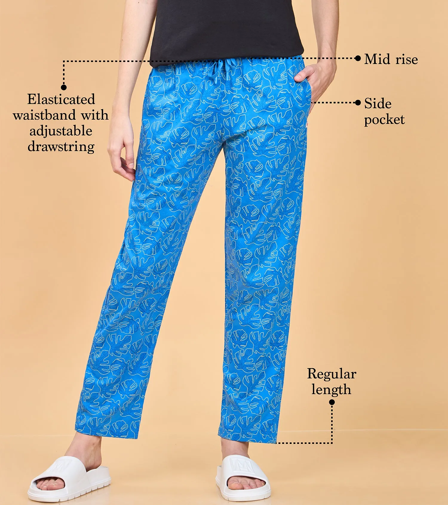 Essentials – E4A5 Hangout Pant Relaxed Fit | Mid Rise | Regular Length