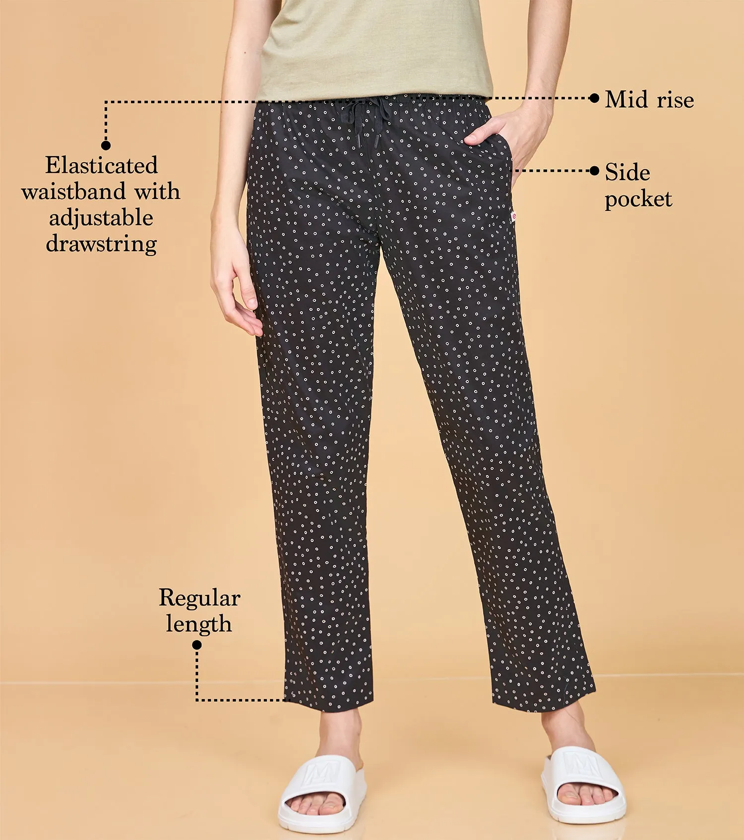 Essentials – E4A5 Hangout Pant Relaxed Fit | Mid Rise | Regular Length