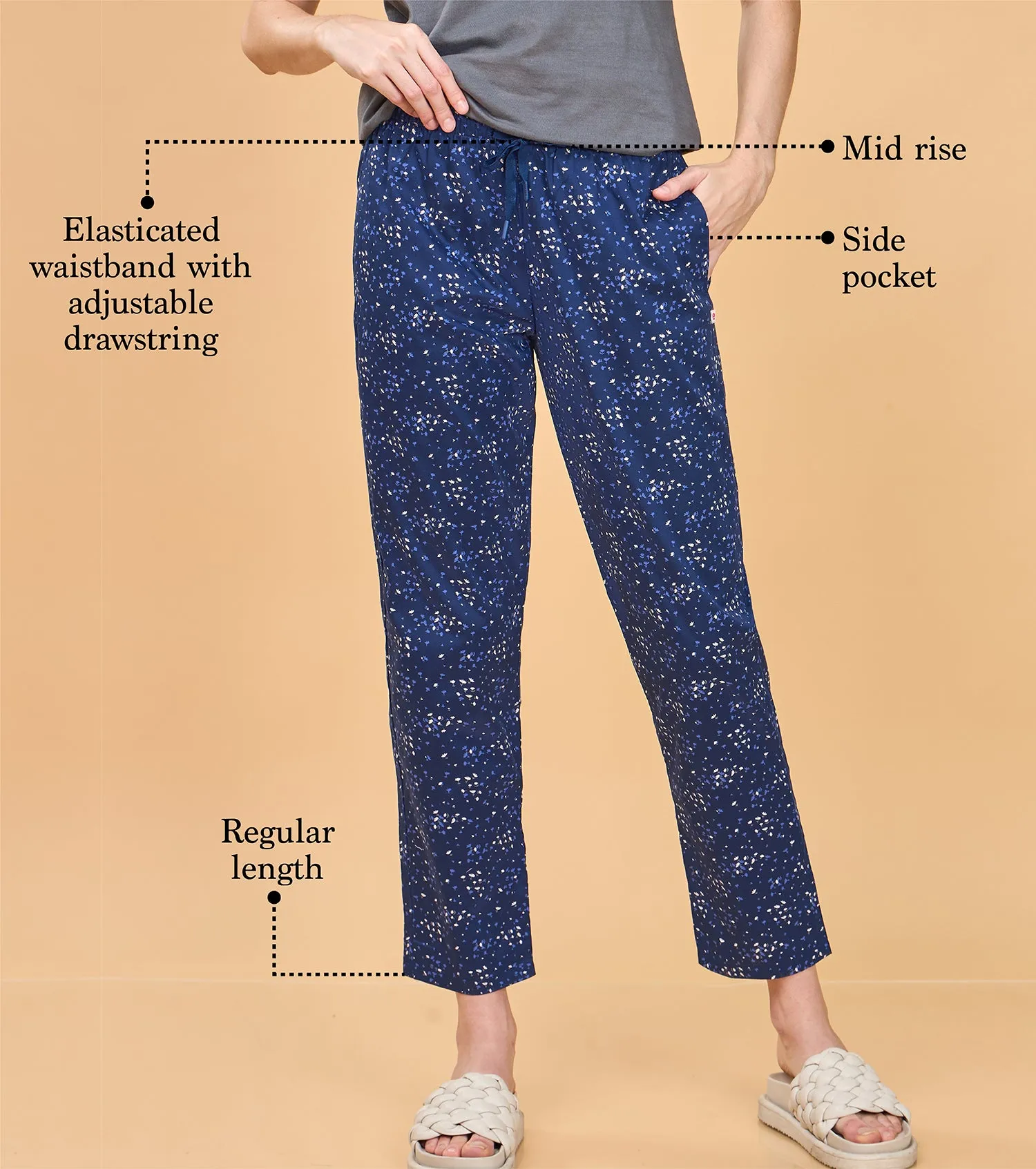 Essentials – E4A5 Hangout Pant Relaxed Fit | Mid Rise | Regular Length