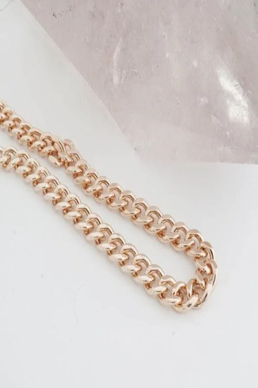 Fiona Thick Curb Chain Bracelet