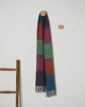 Foxford Bright Stripe Lambswool Scarf