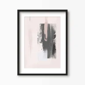 Free Spirit Pink & Grey Abstract Art