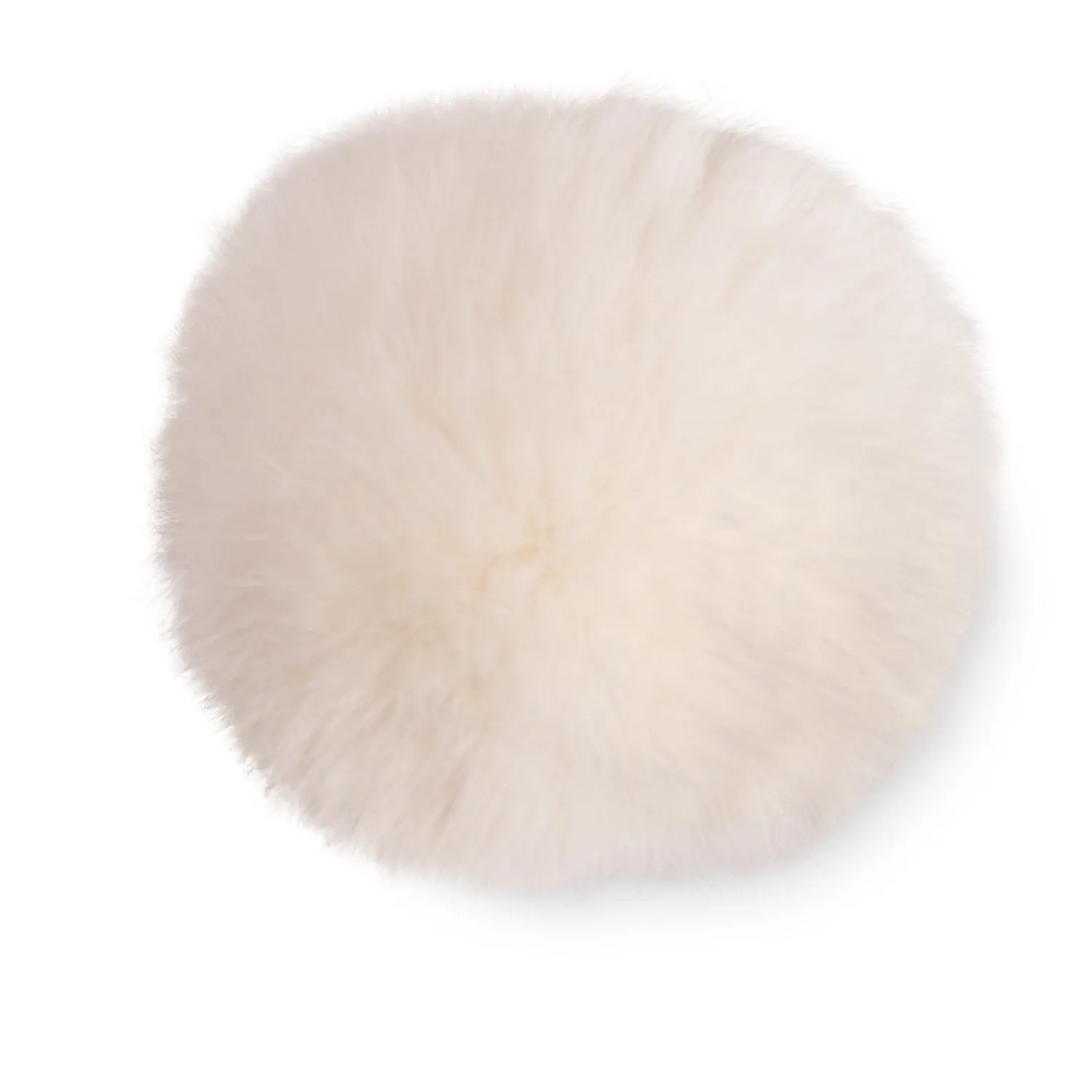 Fur Pom pom (White)