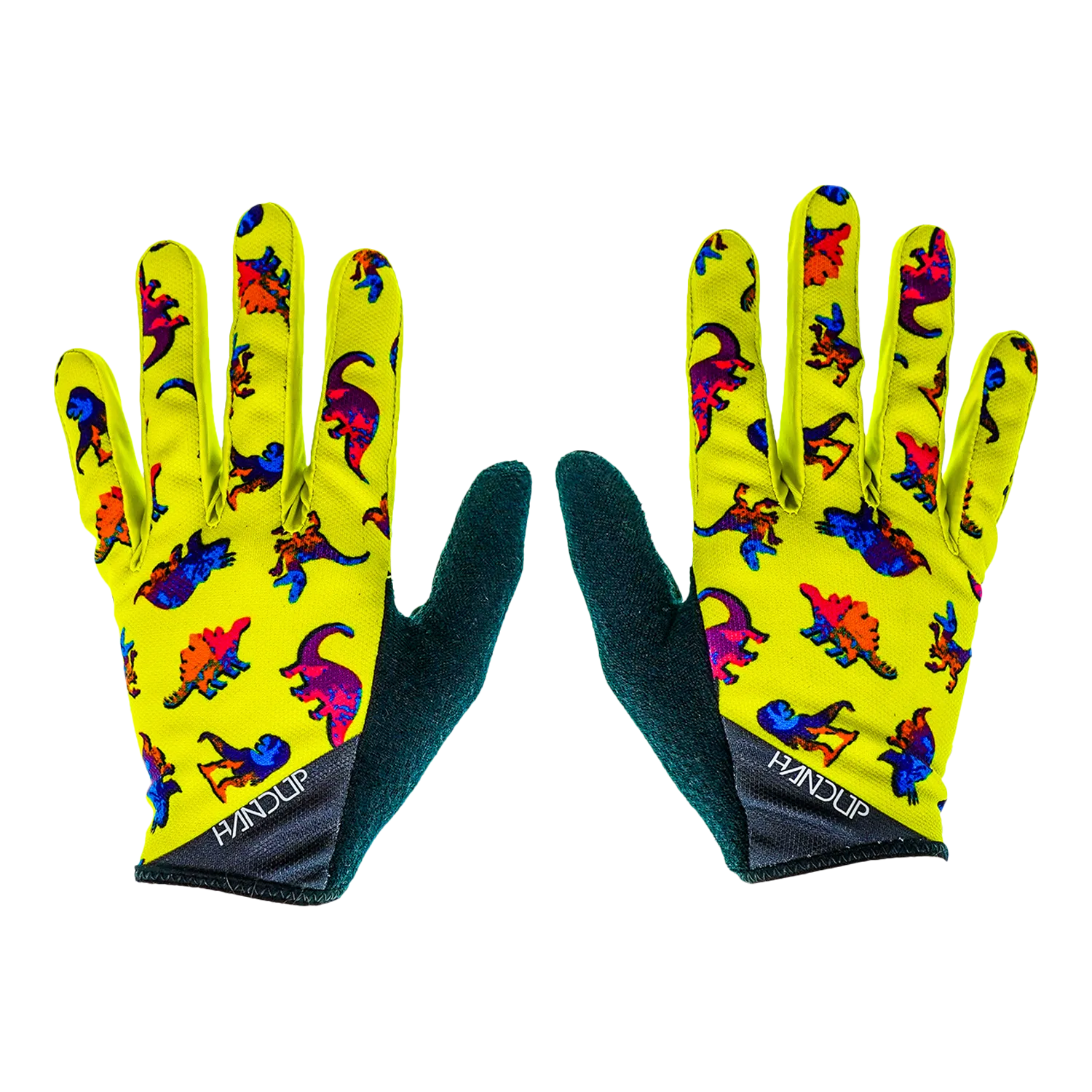 Gloves - Hi Viz Dinosaurs