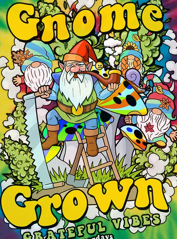 Gnome Grown Rainbow Tie dye