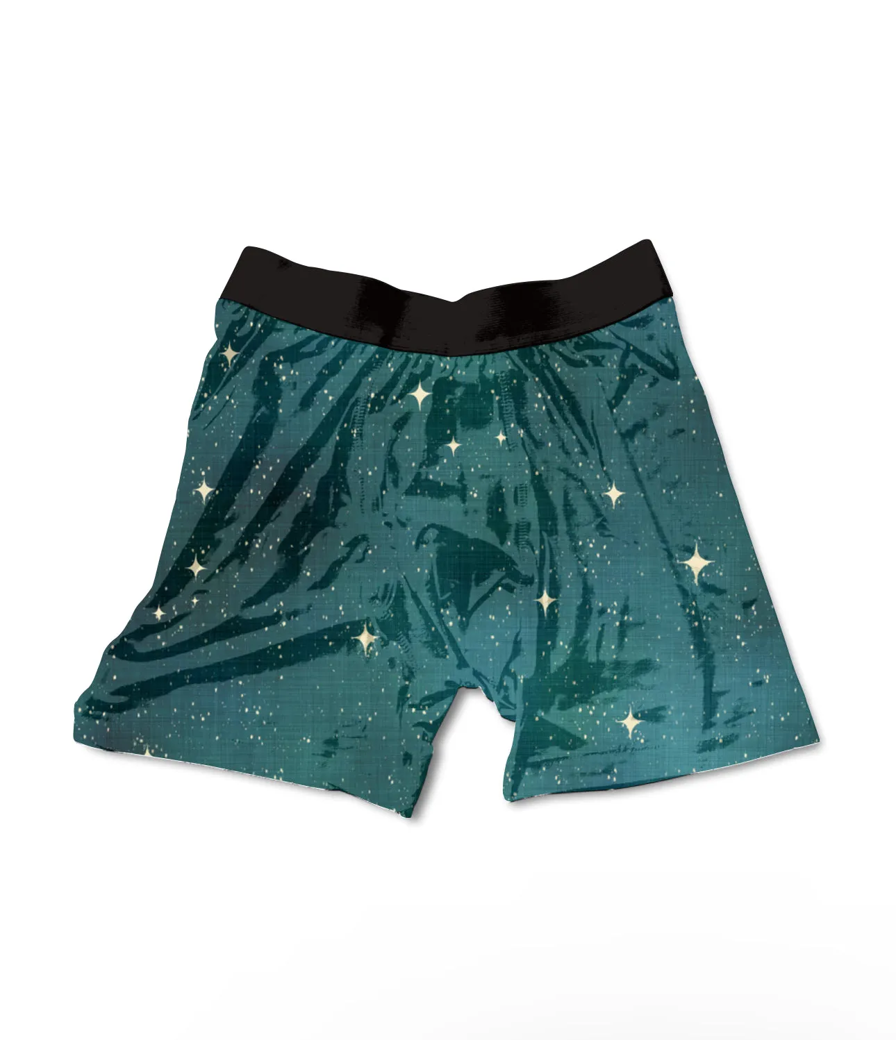 Green Galaxy in Men's Boxer Brief