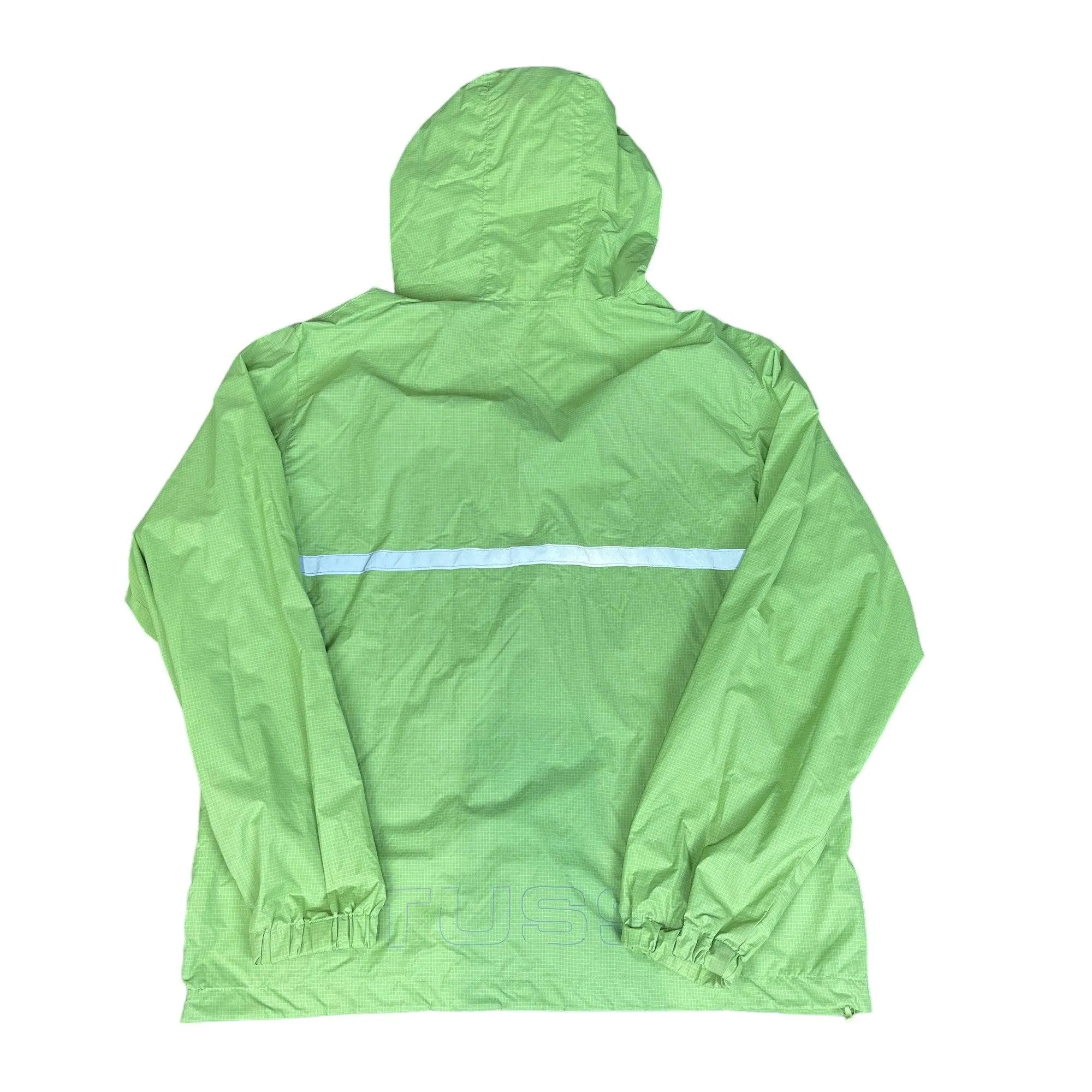 Green Stussy Quarter Zip Anorak - Medium