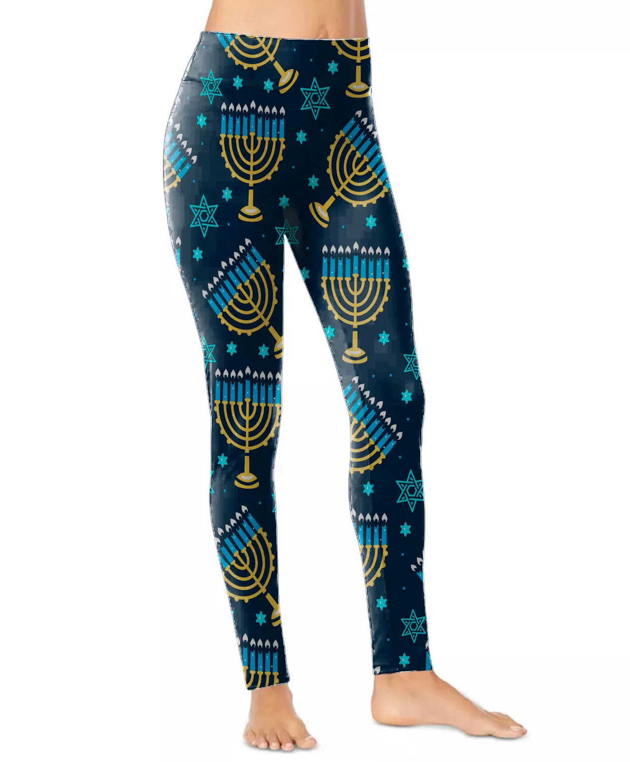 Hannukah II in Leggings