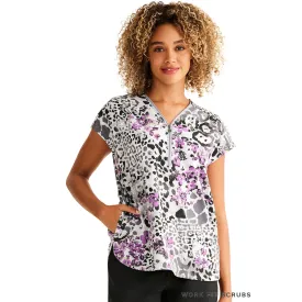 HH904 WNBT Kelly Top Wild & Beautiful Printed Top