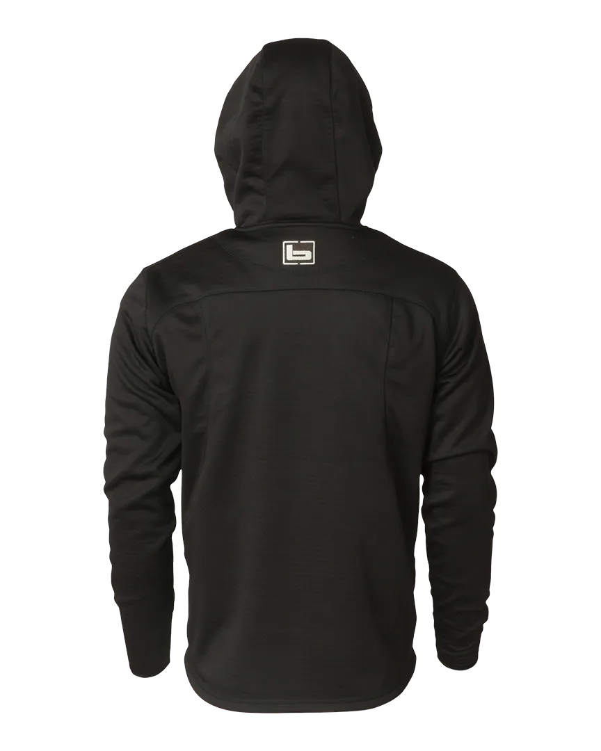 Hooded Mid Layer Fleece Pullover