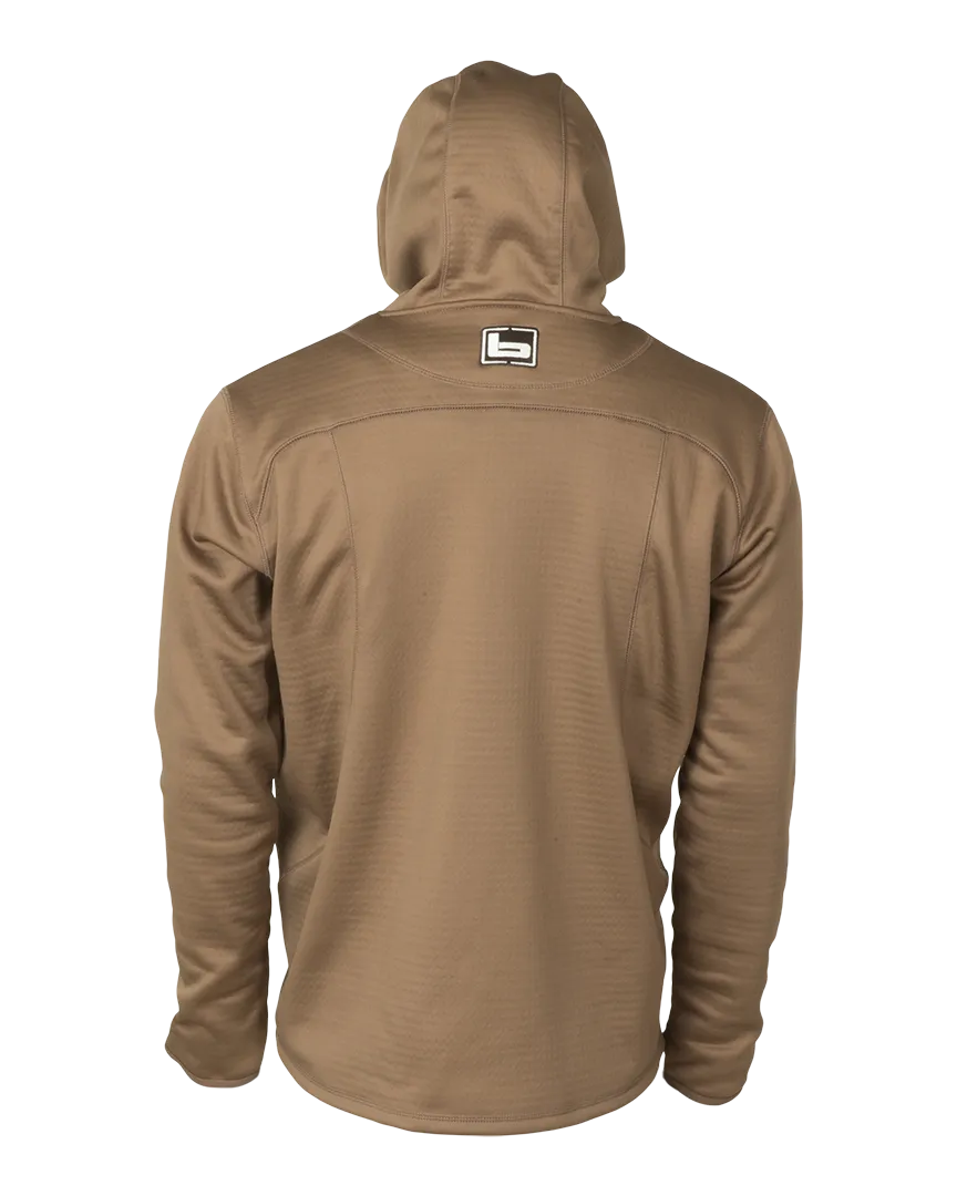 Hooded Mid Layer Fleece Pullover