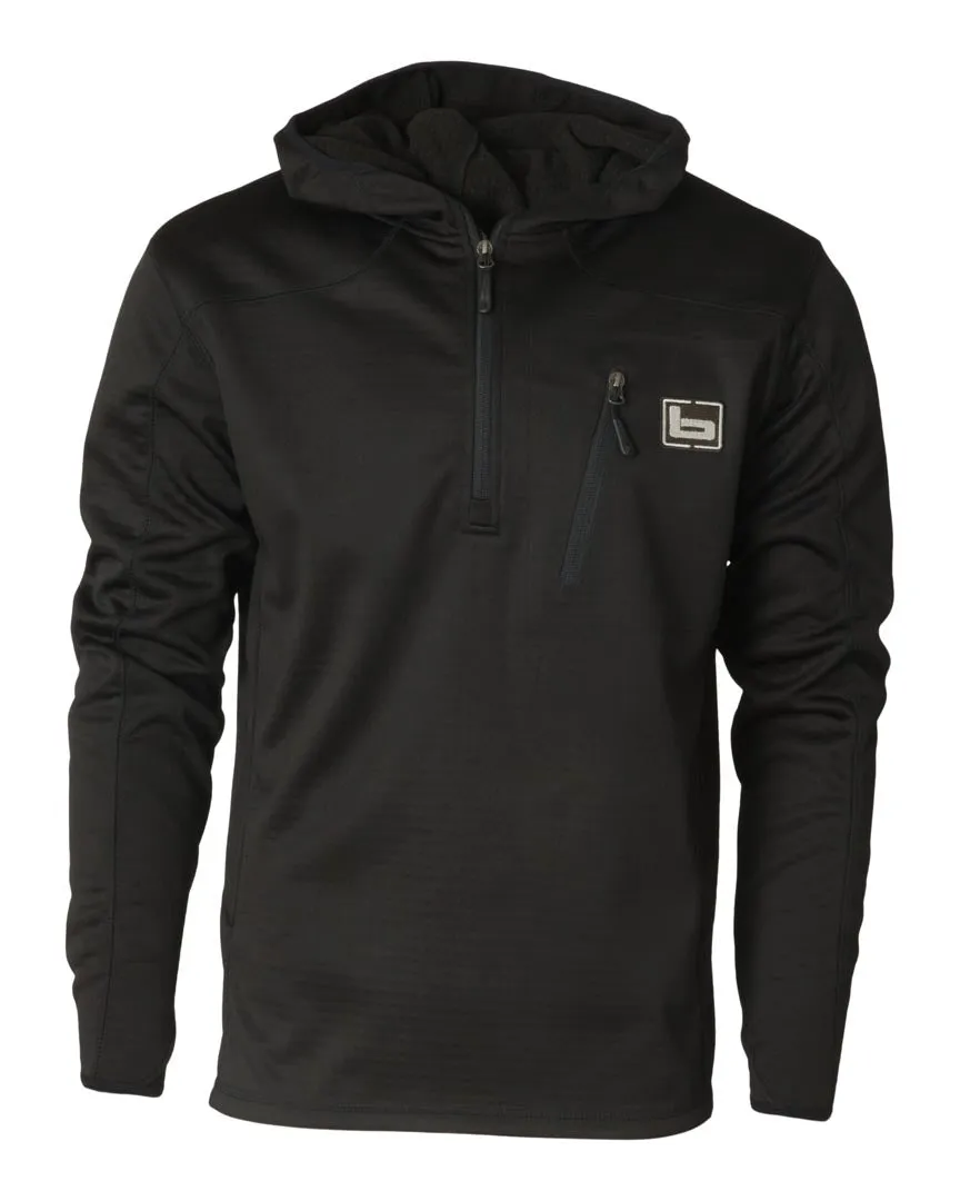 Hooded Mid Layer Fleece Pullover