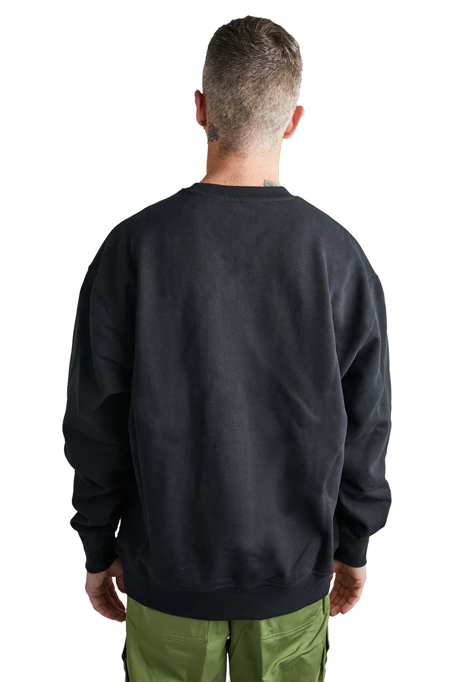 Jordan Mens Essentials Crewneck Sweatshirt 'Black'