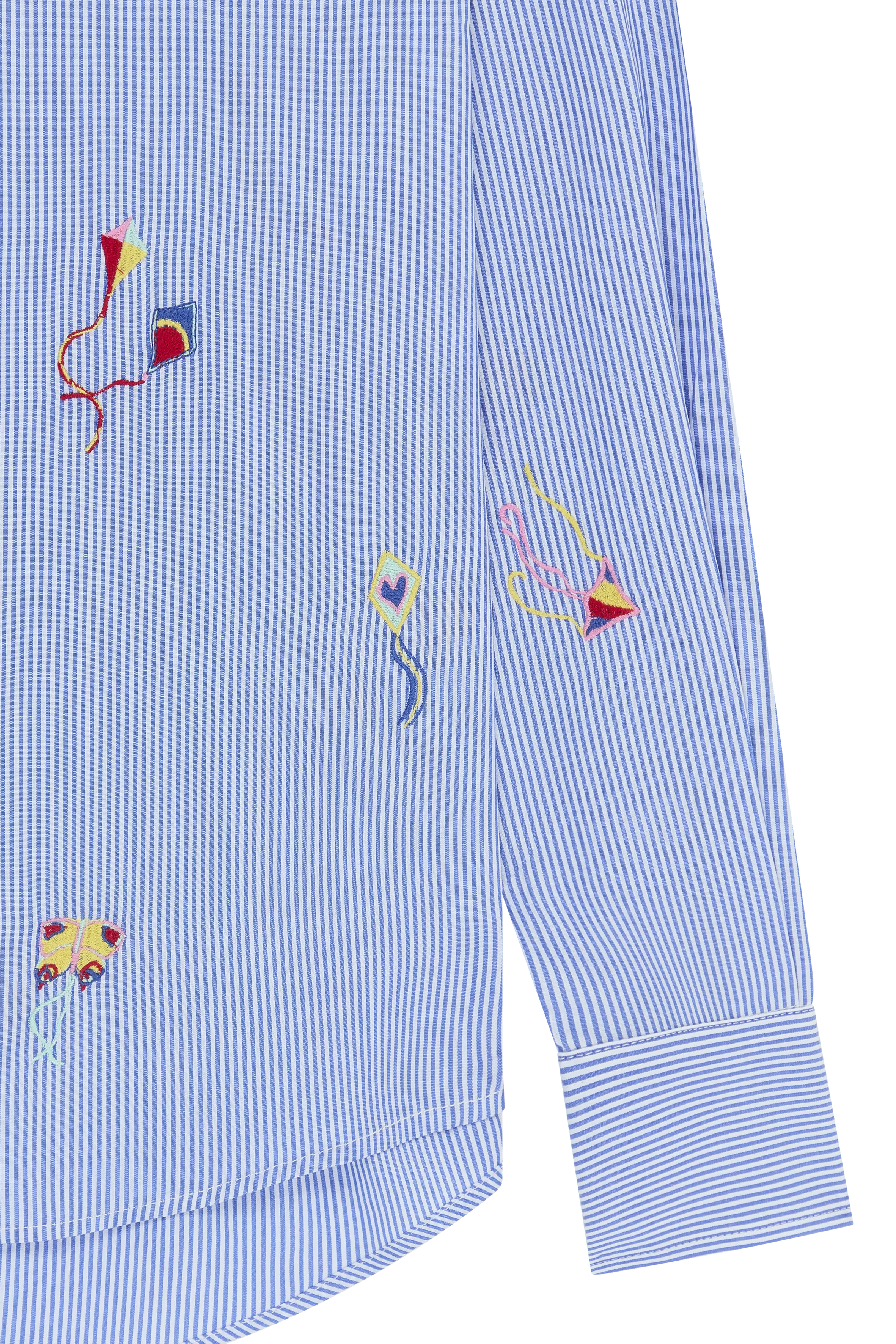 Kite Embroidered Stripe Shirt