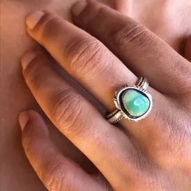 Light Green Turquoise RIng