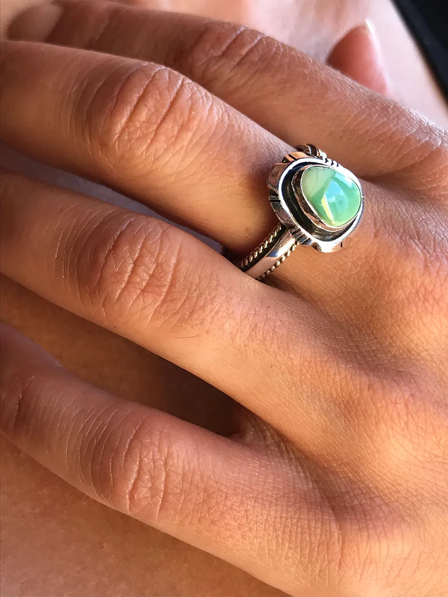 Light Green Turquoise RIng