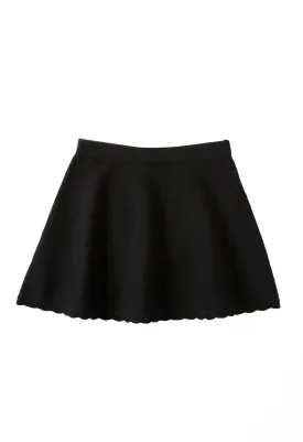 Milly Minis Scallop Flare Skirt