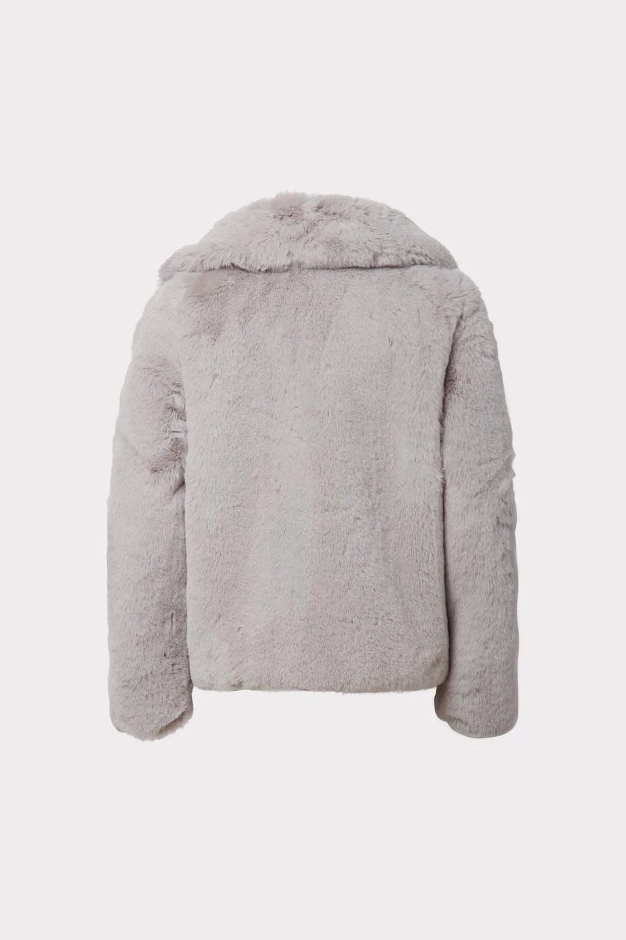 Milly Minis Solid Faux Fur Jacket