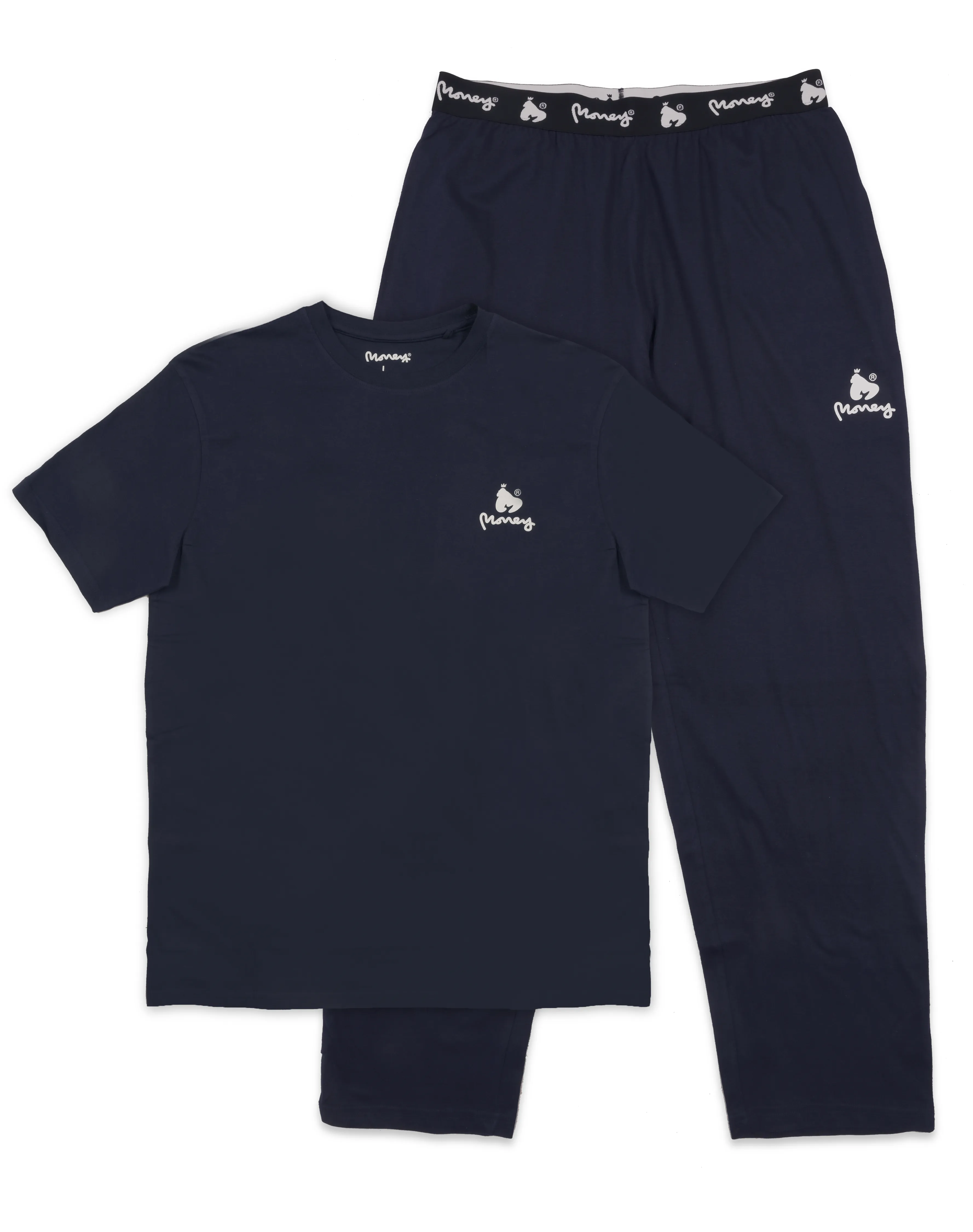 Money Lounger Long Navy Set 2 Pack