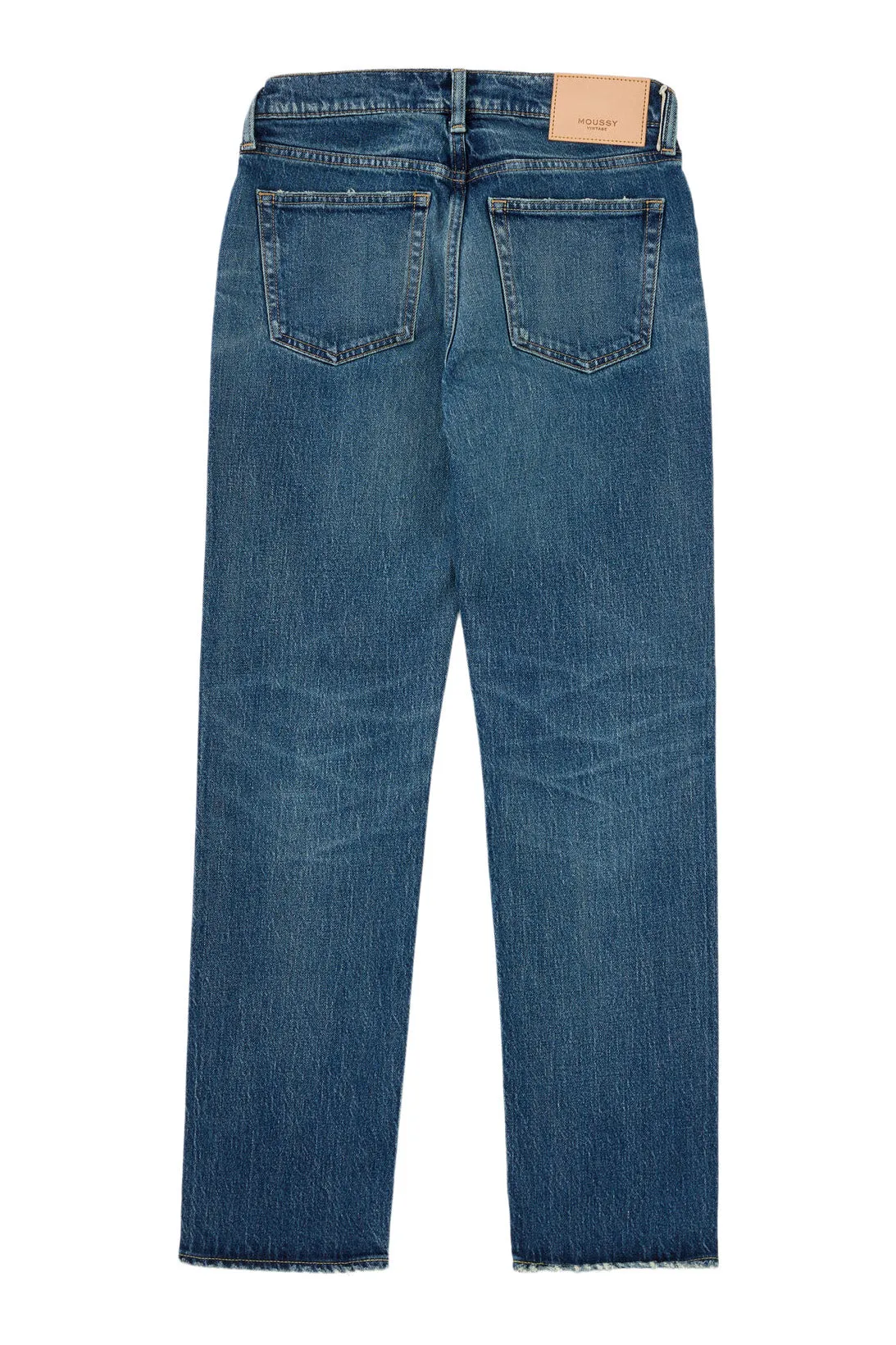 Moussy Denim Florahome Slim Straight in Blue