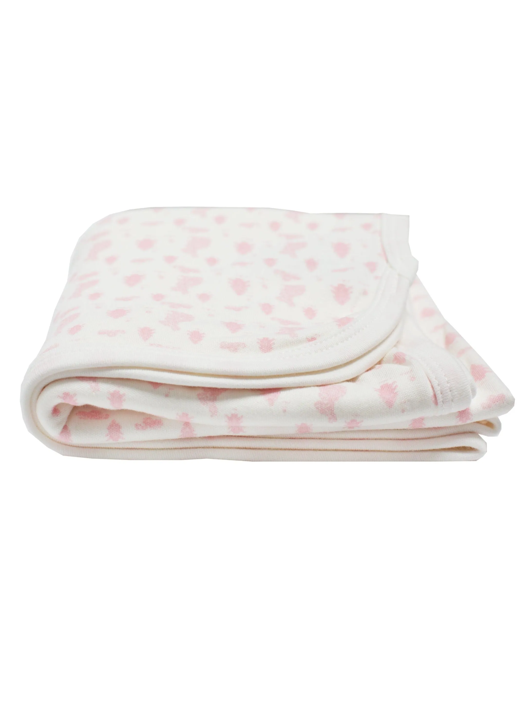 Organic Cotton Baby Blanket. Bunny Meadow.