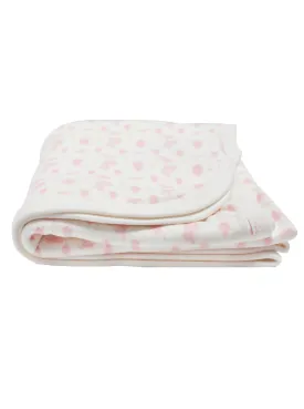 Organic Cotton Baby Blanket. Bunny Meadow.