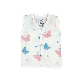 Organic Cotton Muslin Jabla - Butterfly