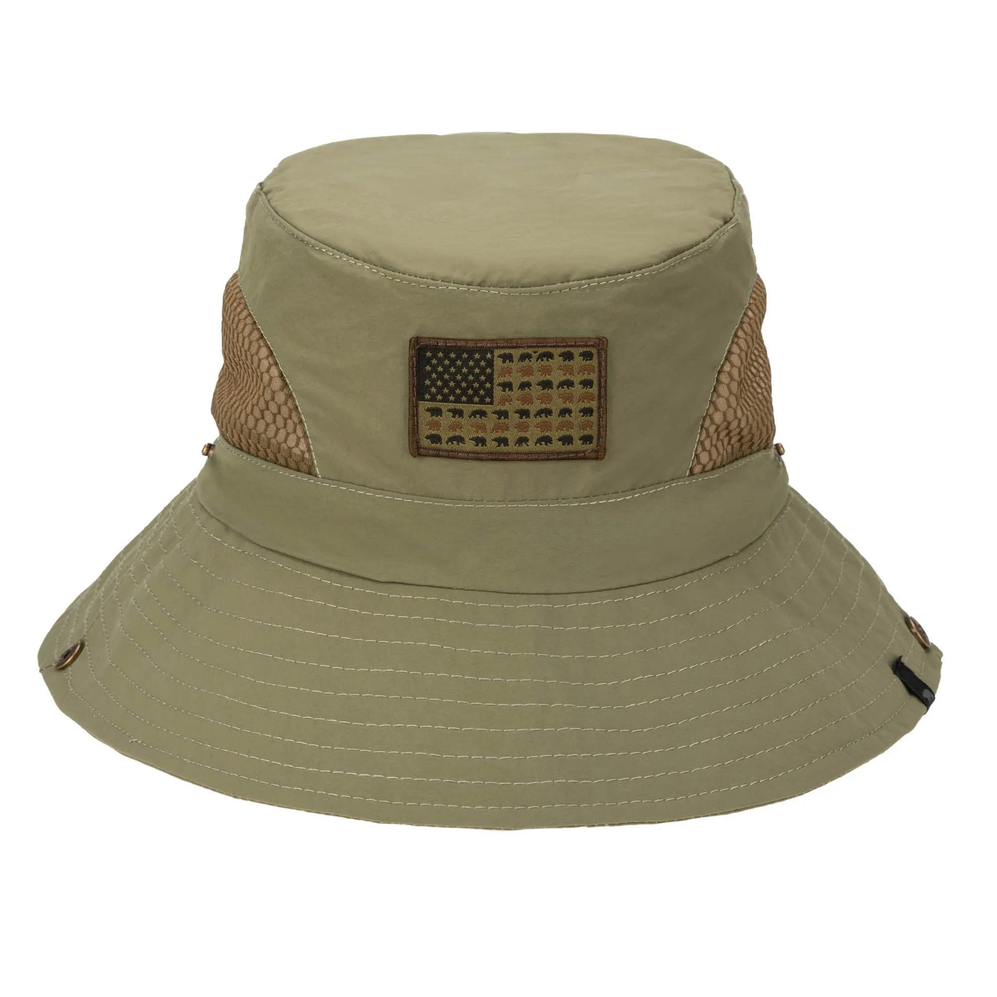 Outdoor Americana Bear Patch Boonie Hat