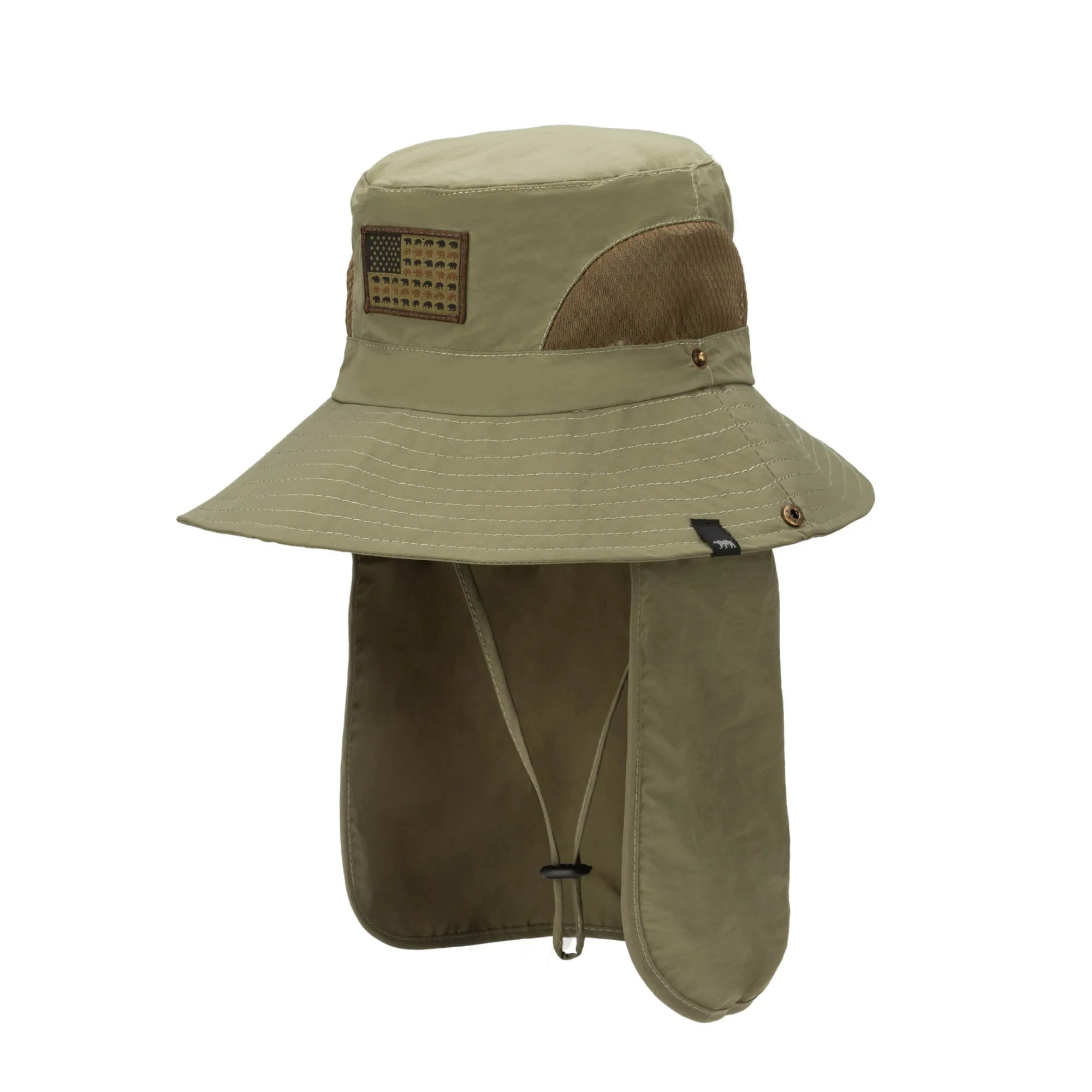 Outdoor Americana Bear Patch Boonie Hat