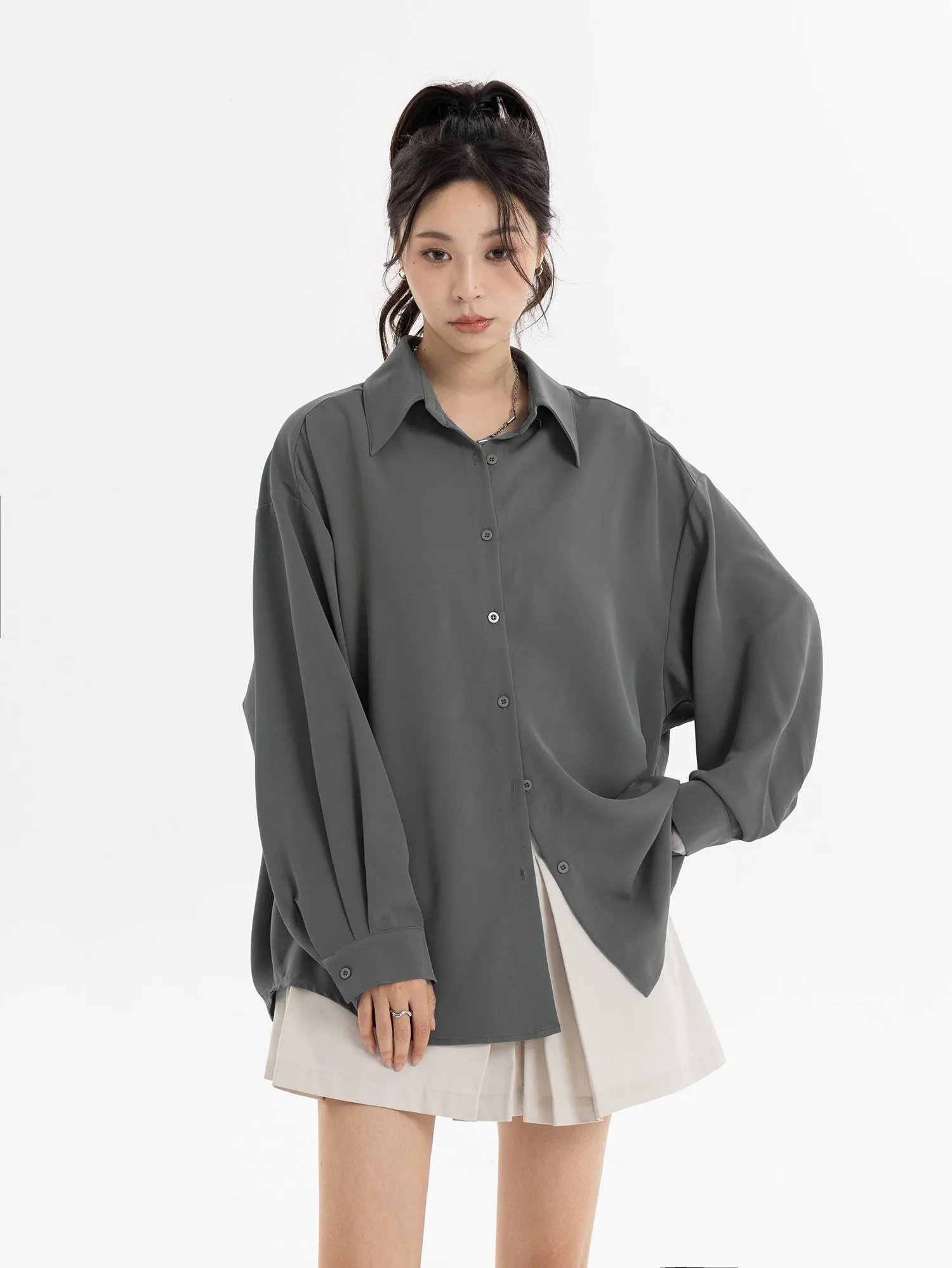 Oversized Button Shirt