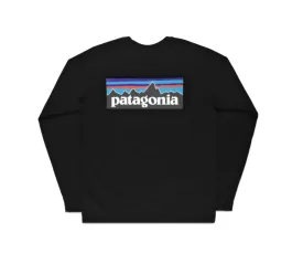 PATAGONIA L/S P-6 LOGO RESPONSIBILI-TEE | CAMISETA DE MANGA LARGA