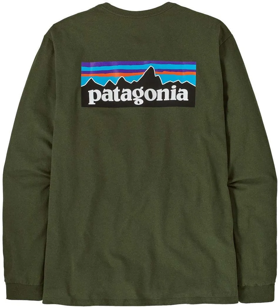 PATAGONIA L/S P-6 LOGO RESPONSIBILI-TEE | CAMISETA DE MANGA LARGA