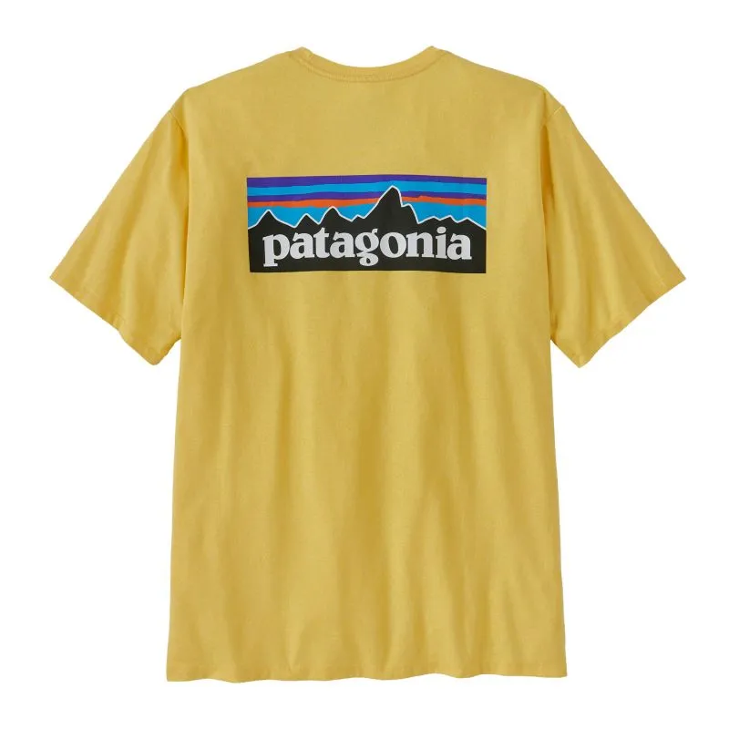 PATAGONIA P-6 LOGO RESPONSIBILI-TEE MILLED YELLOW | CAMISETA