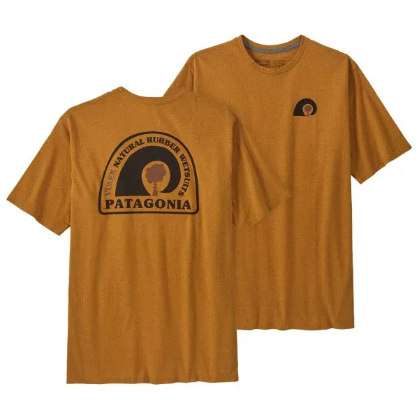 Patagonia Rubber Tree Mark Responsibili Tee Dried Mango