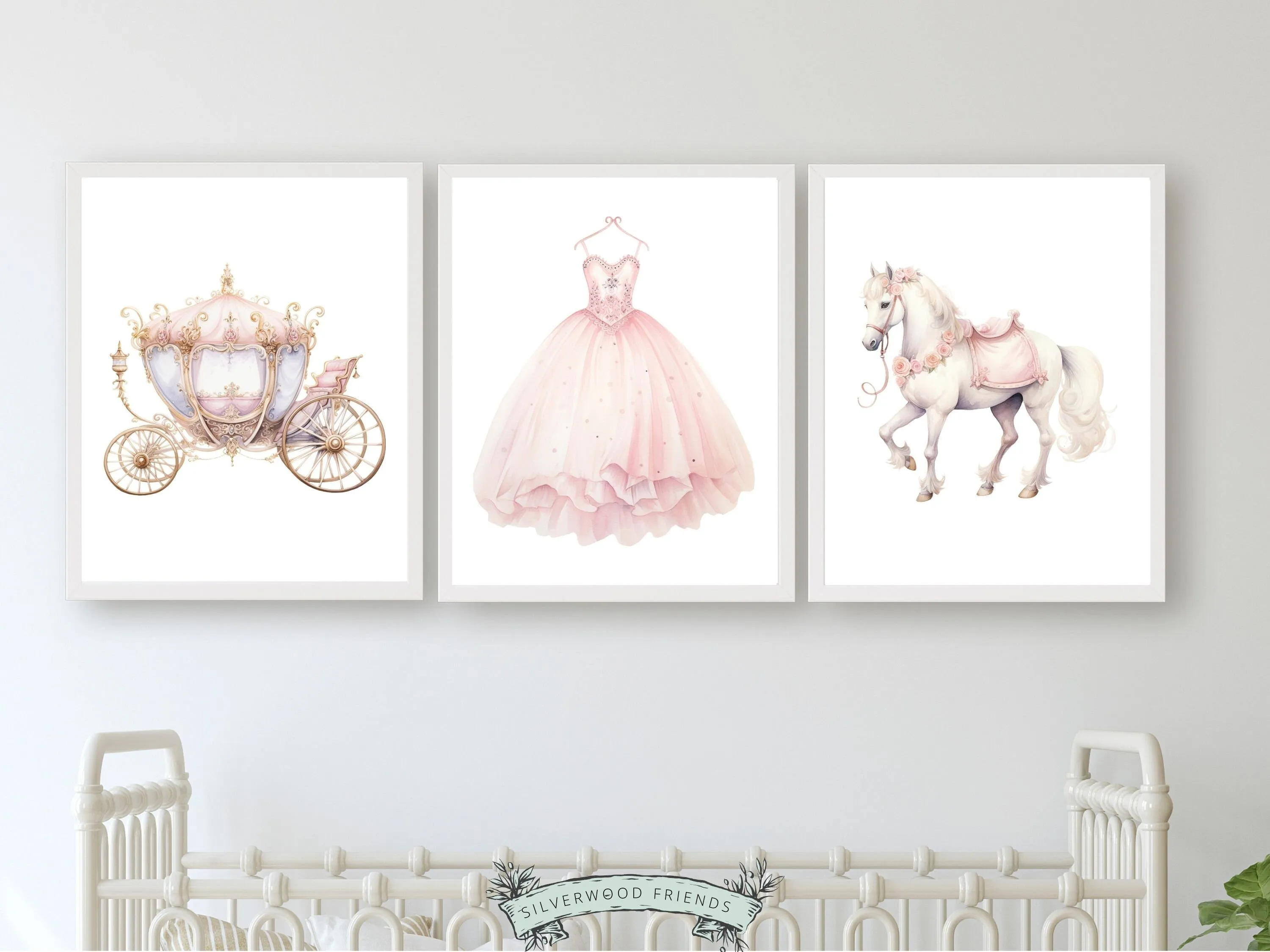 Princess Nursery Prints - Set 1