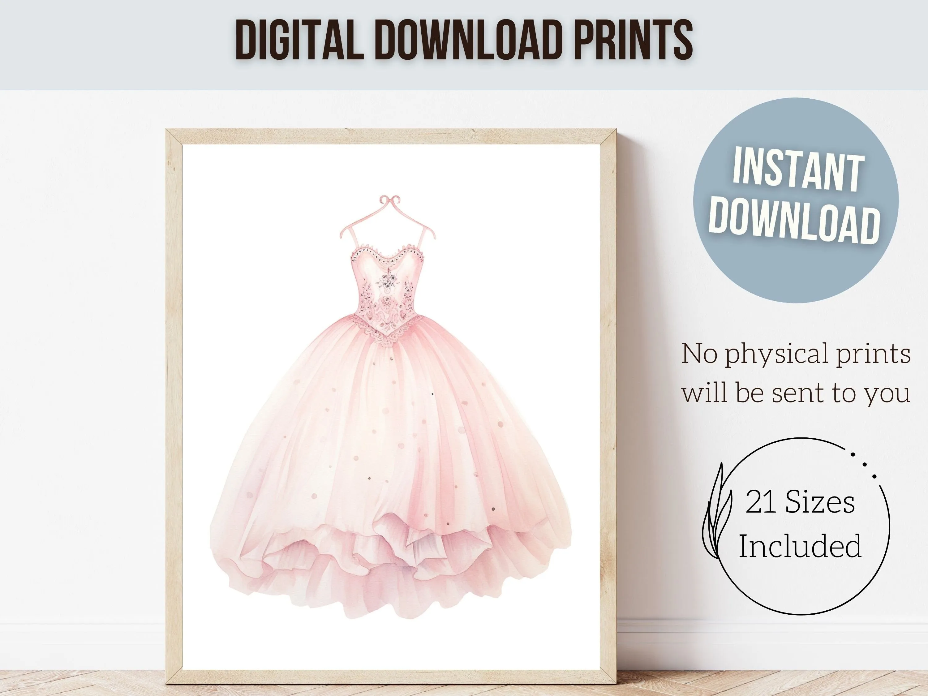 Princess Nursery Prints - Set 1