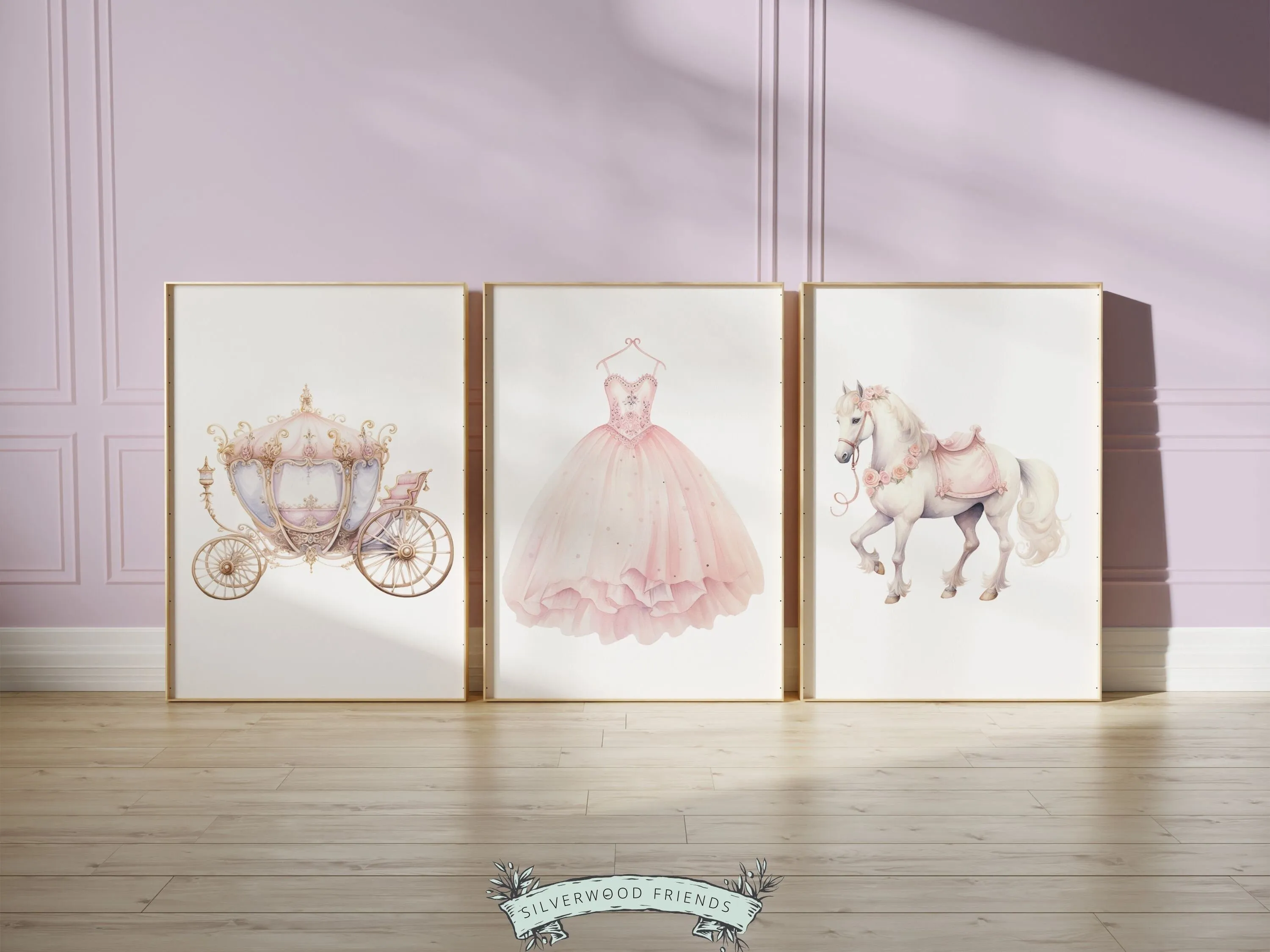 Princess Nursery Prints - Set 1