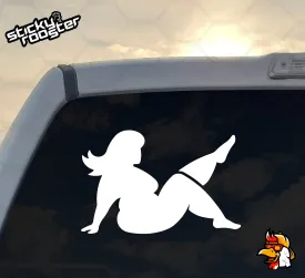 Real Mudflap Girl decal