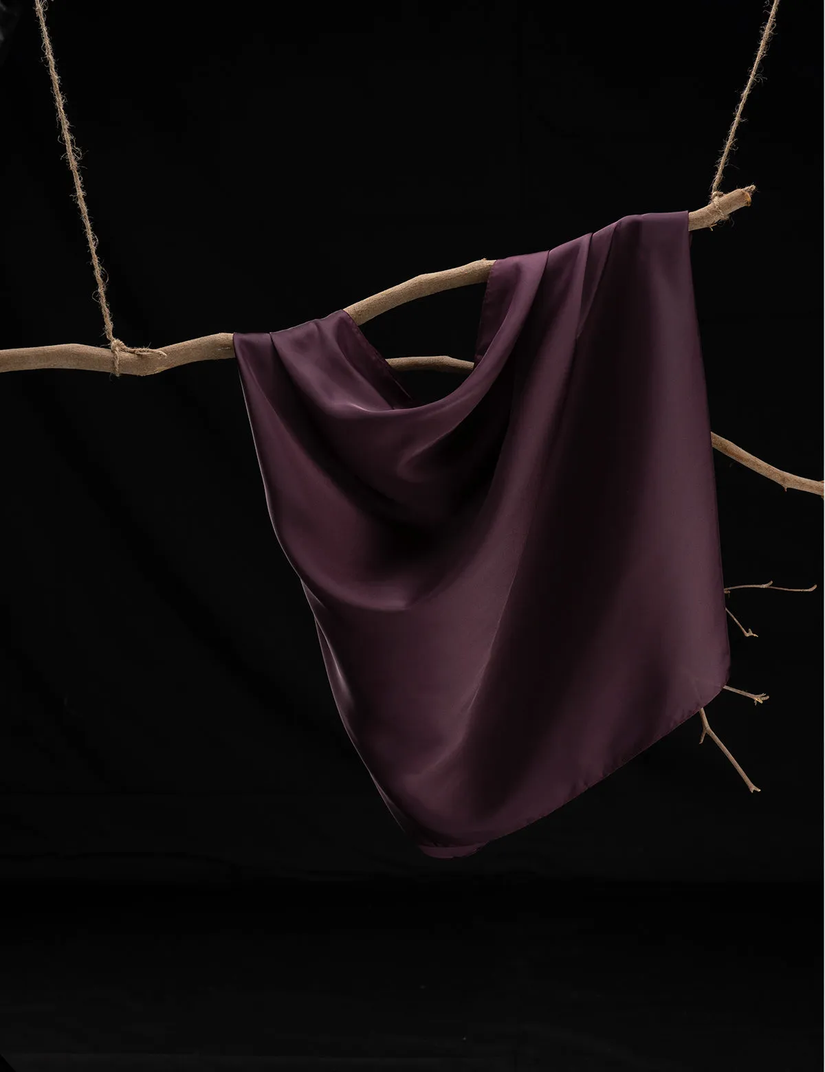 Satin Silk - Aubergine