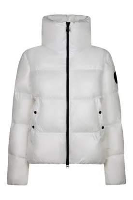 Save The Duck Isla Puffer Jacket in Off White