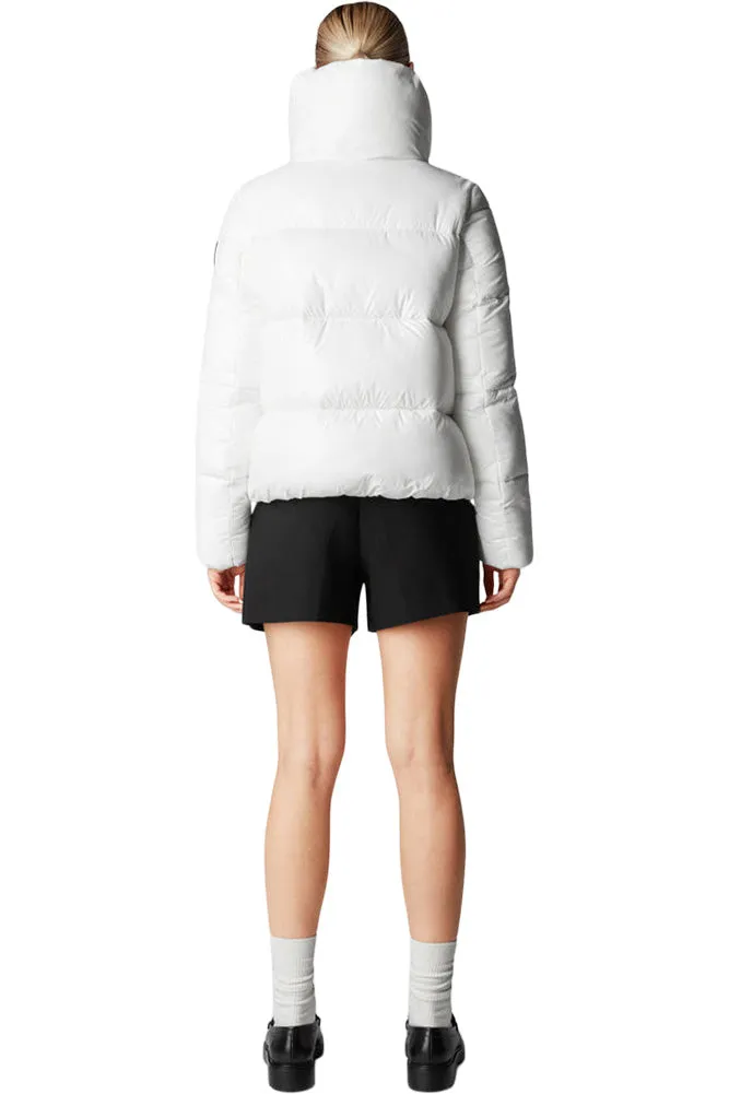 Save The Duck Isla Puffer Jacket in Off White