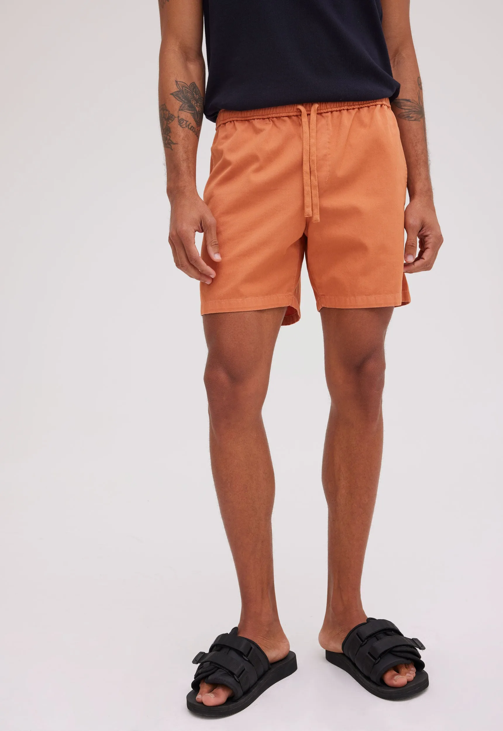 Slater Cotton Short - Tang Orange