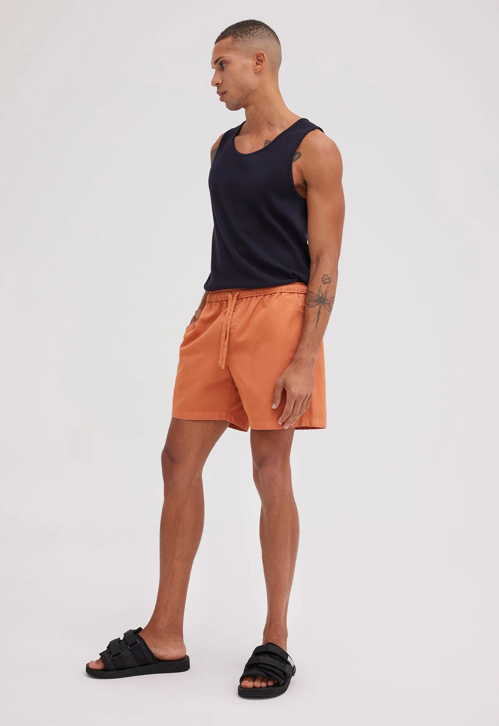 Slater Cotton Short - Tang Orange