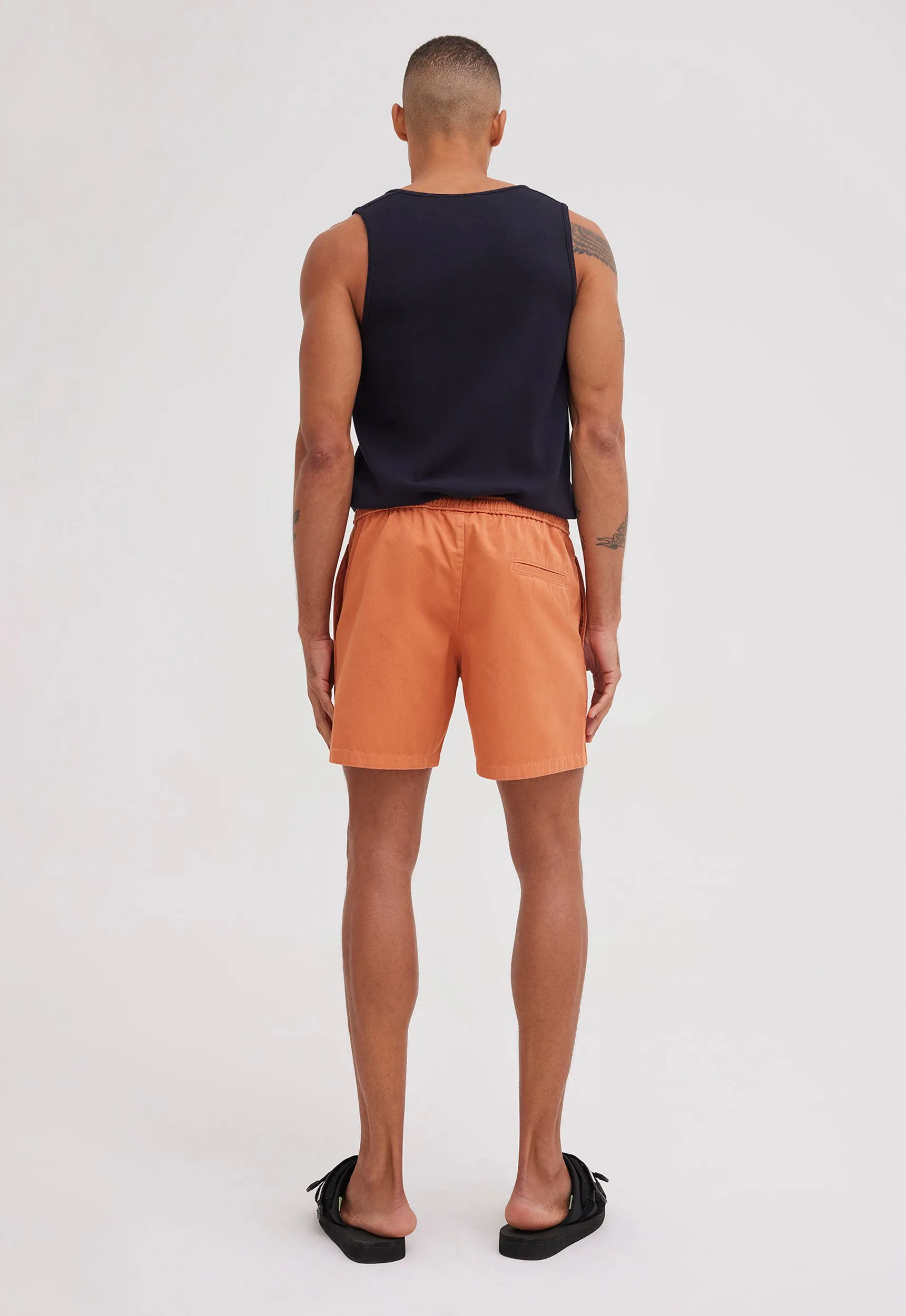 Slater Cotton Short - Tang Orange