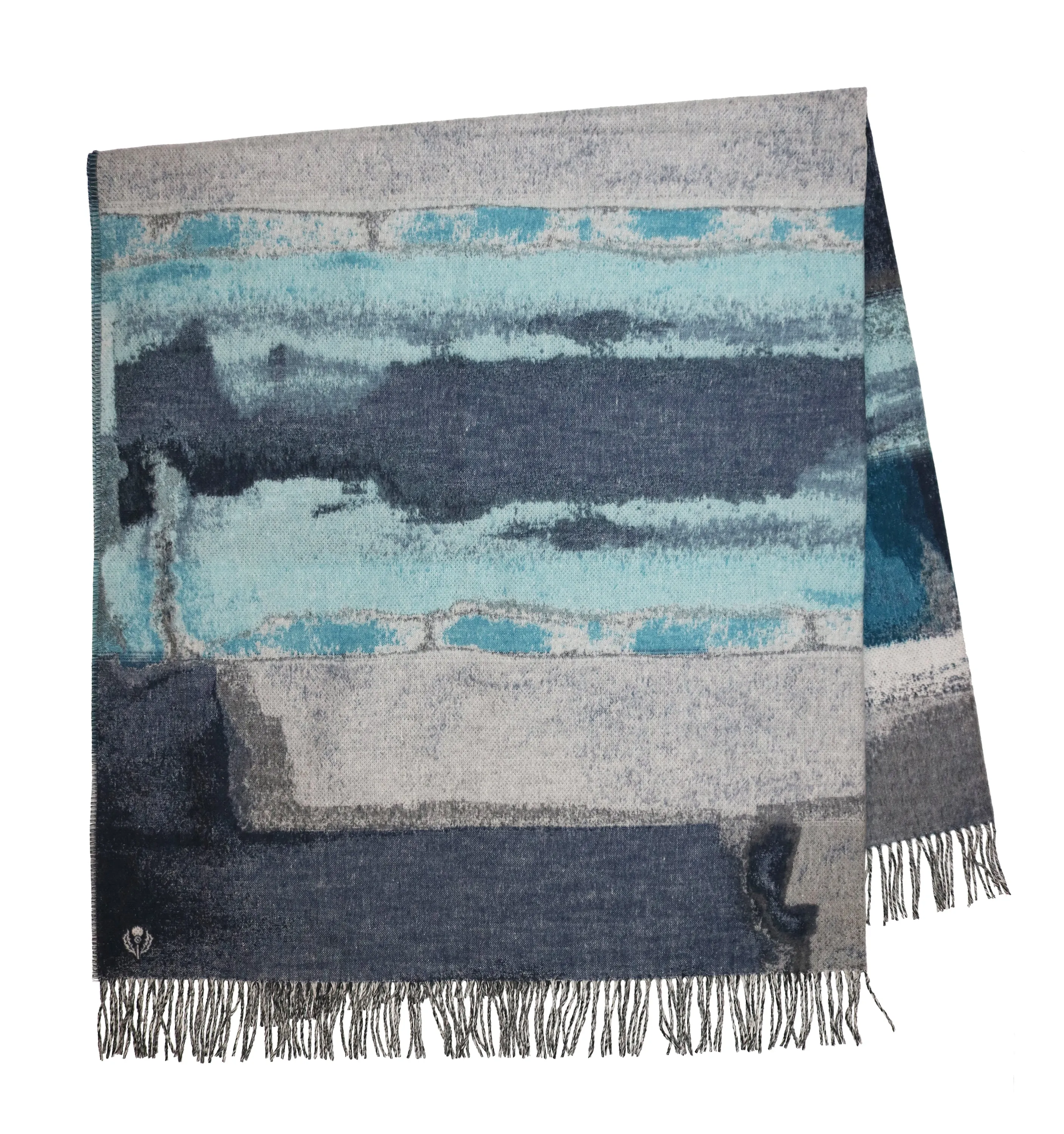 Sustainability Edition Abstract Reclaimed Cotton Cashmink Throw