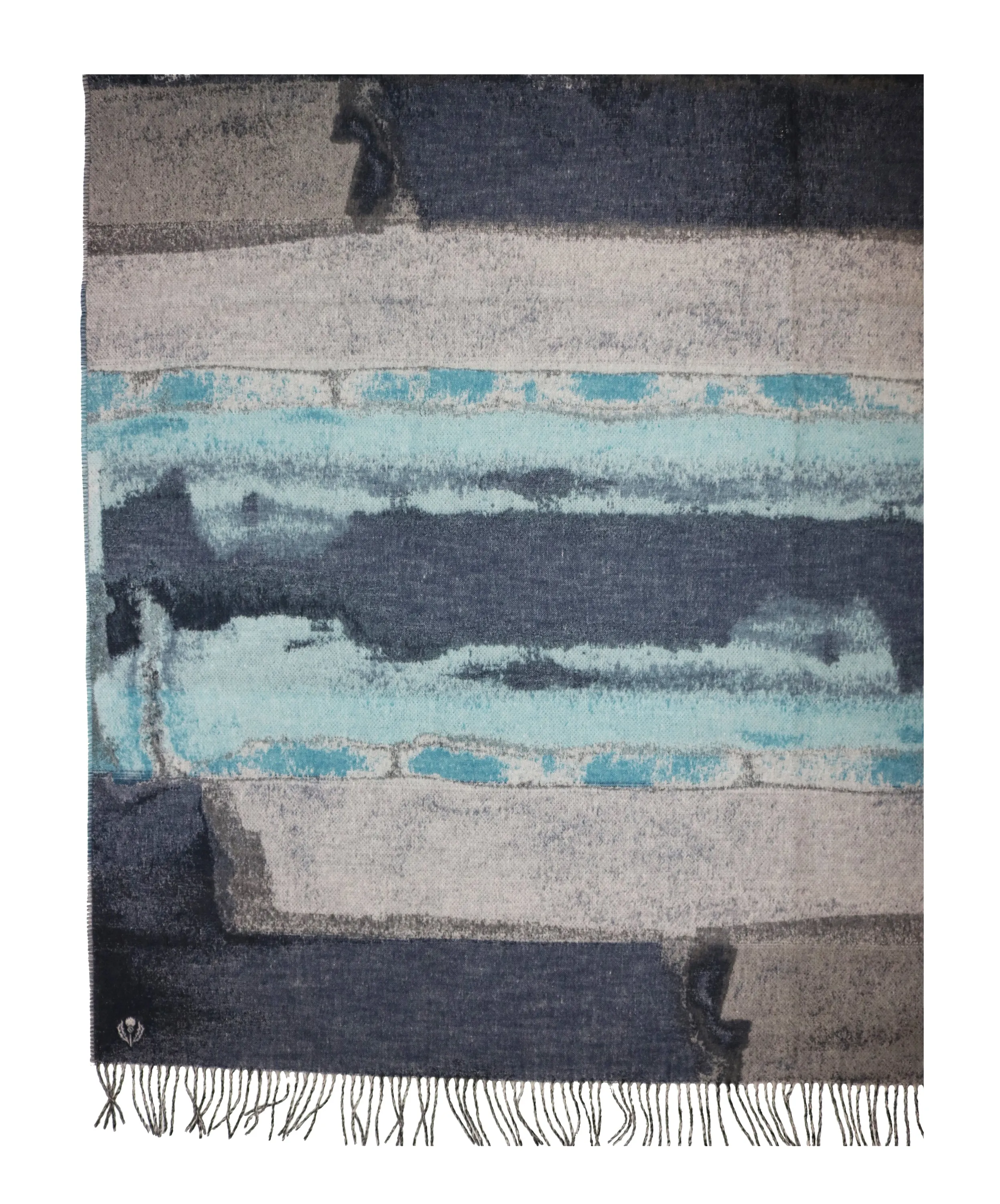 Sustainability Edition Abstract Reclaimed Cotton Cashmink Throw