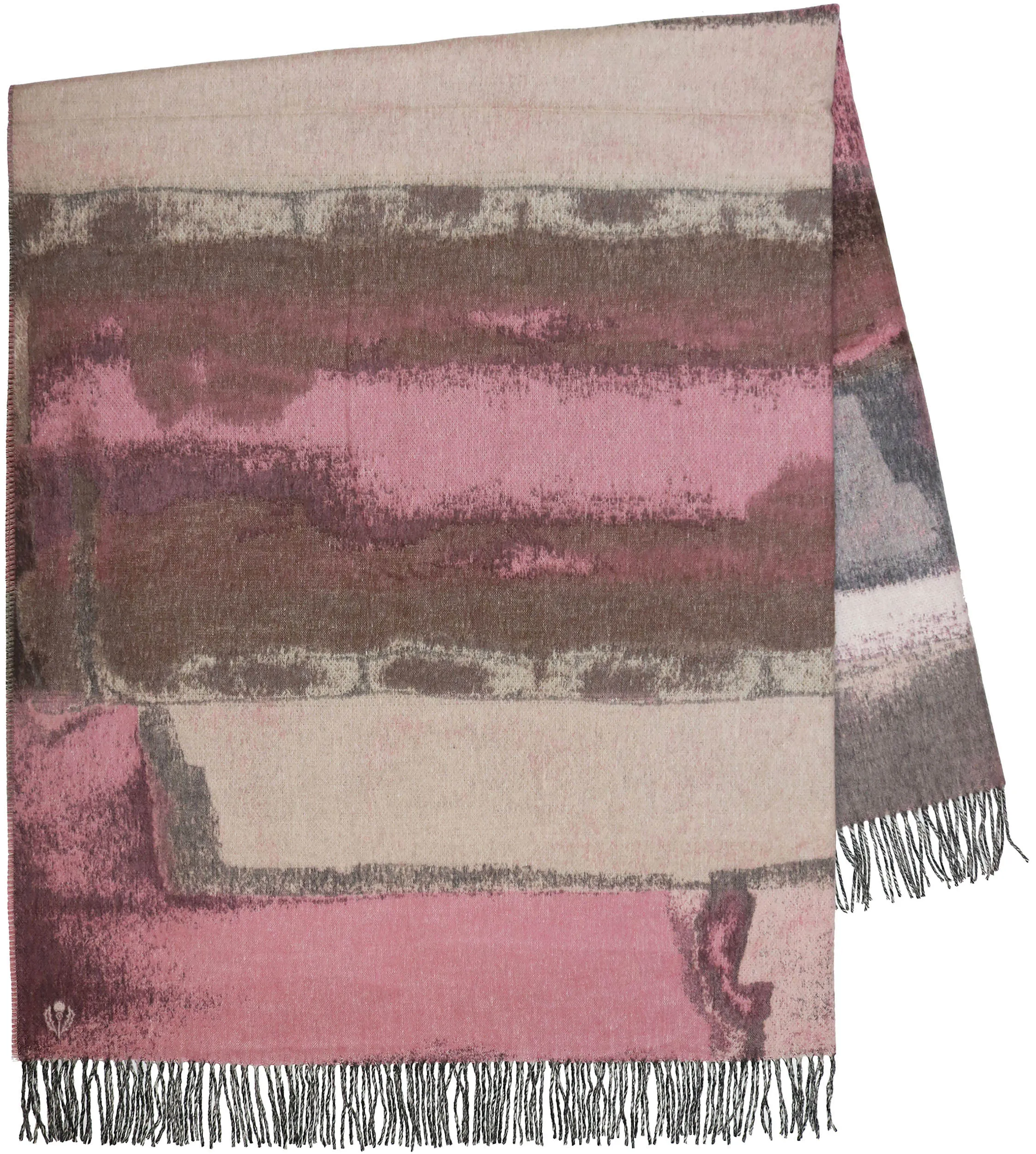 Sustainability Edition Abstract Reclaimed Cotton Cashmink Throw