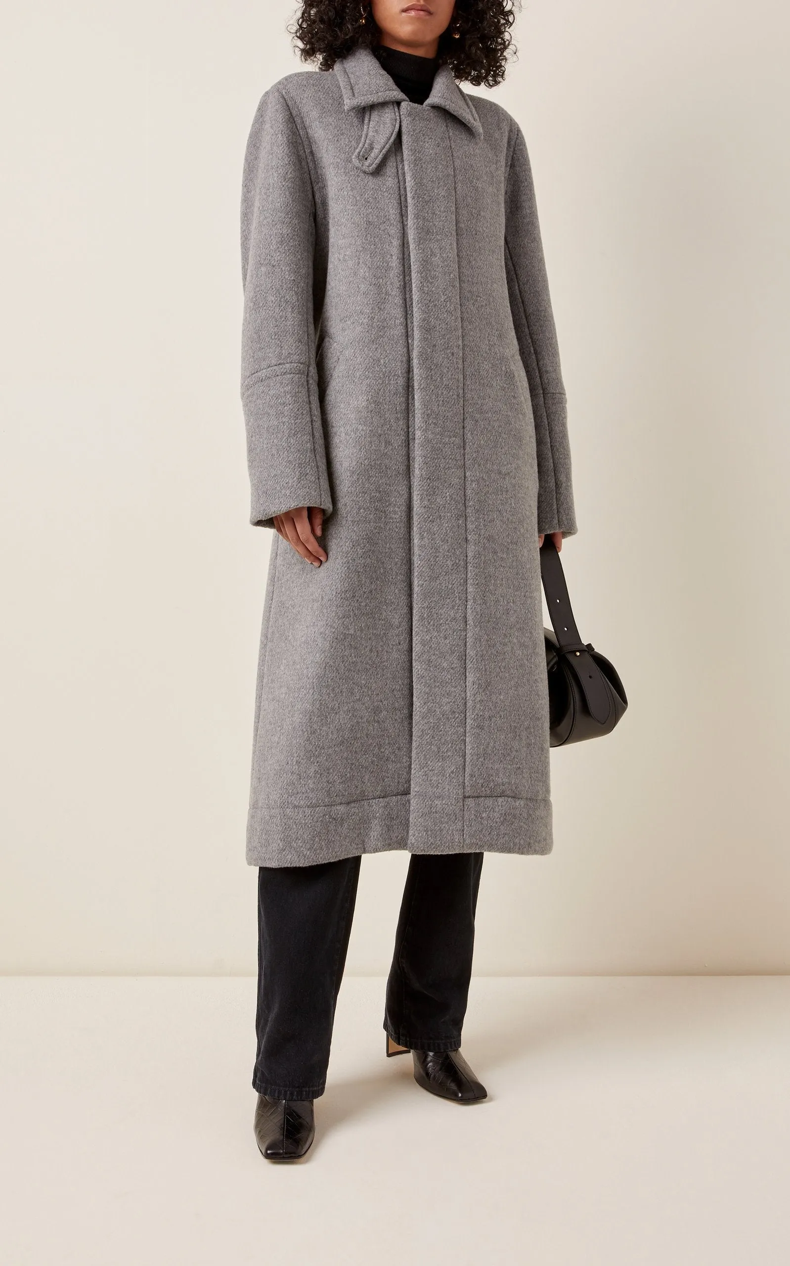 SUSTAINABLE DOWN WOOL OVER COAT ** Only 1 left