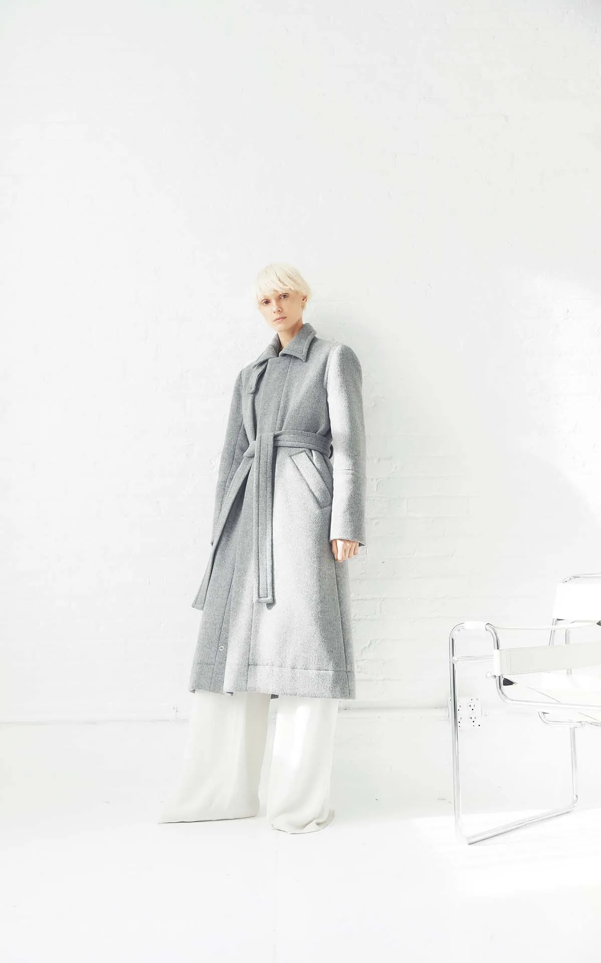 SUSTAINABLE DOWN WOOL OVER COAT ** Only 1 left